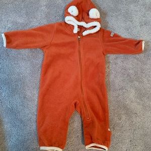 Columbia fleece bunting suit